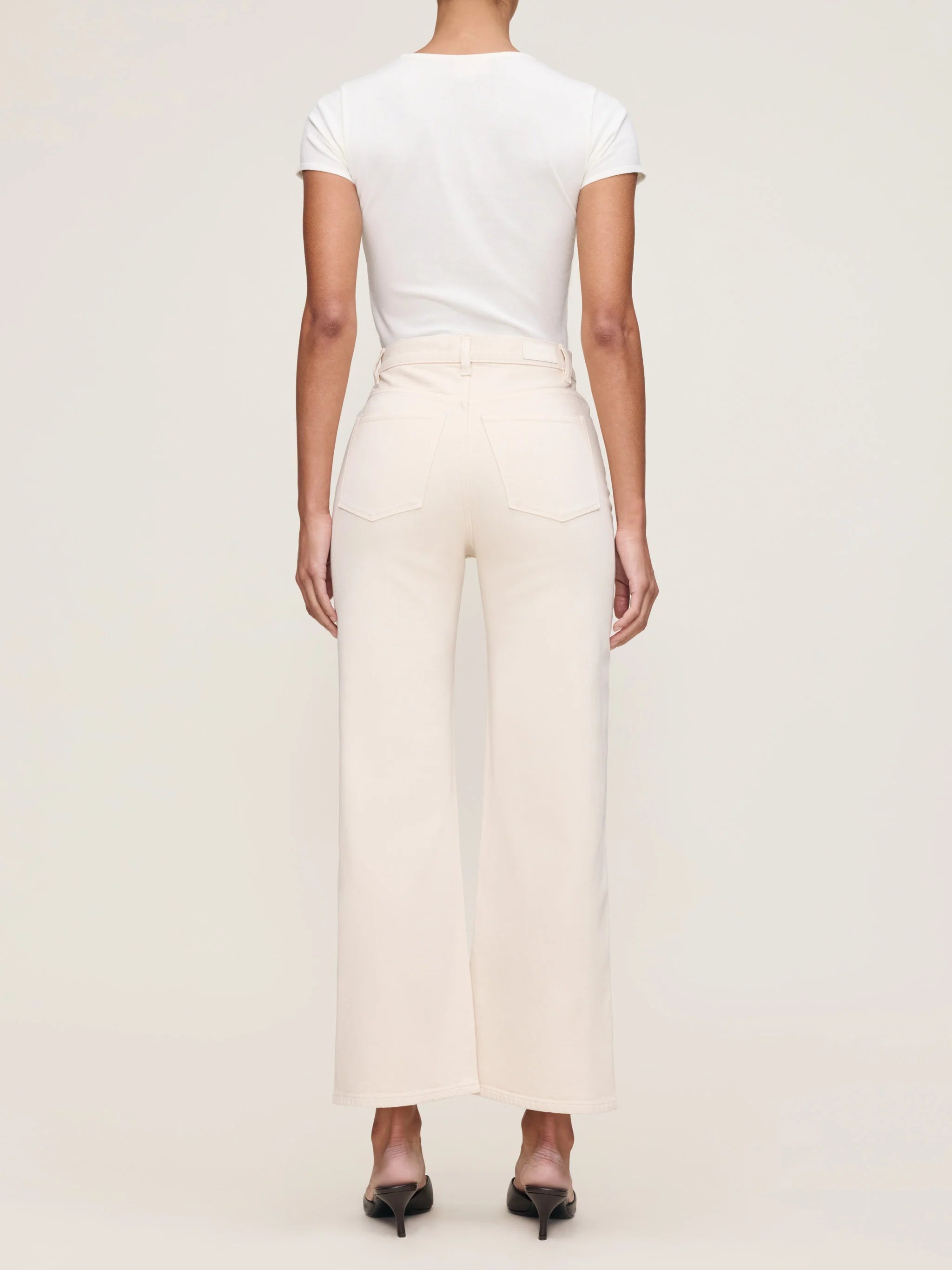 Karmine Refined Wide Leg High Rise 28" Jeans