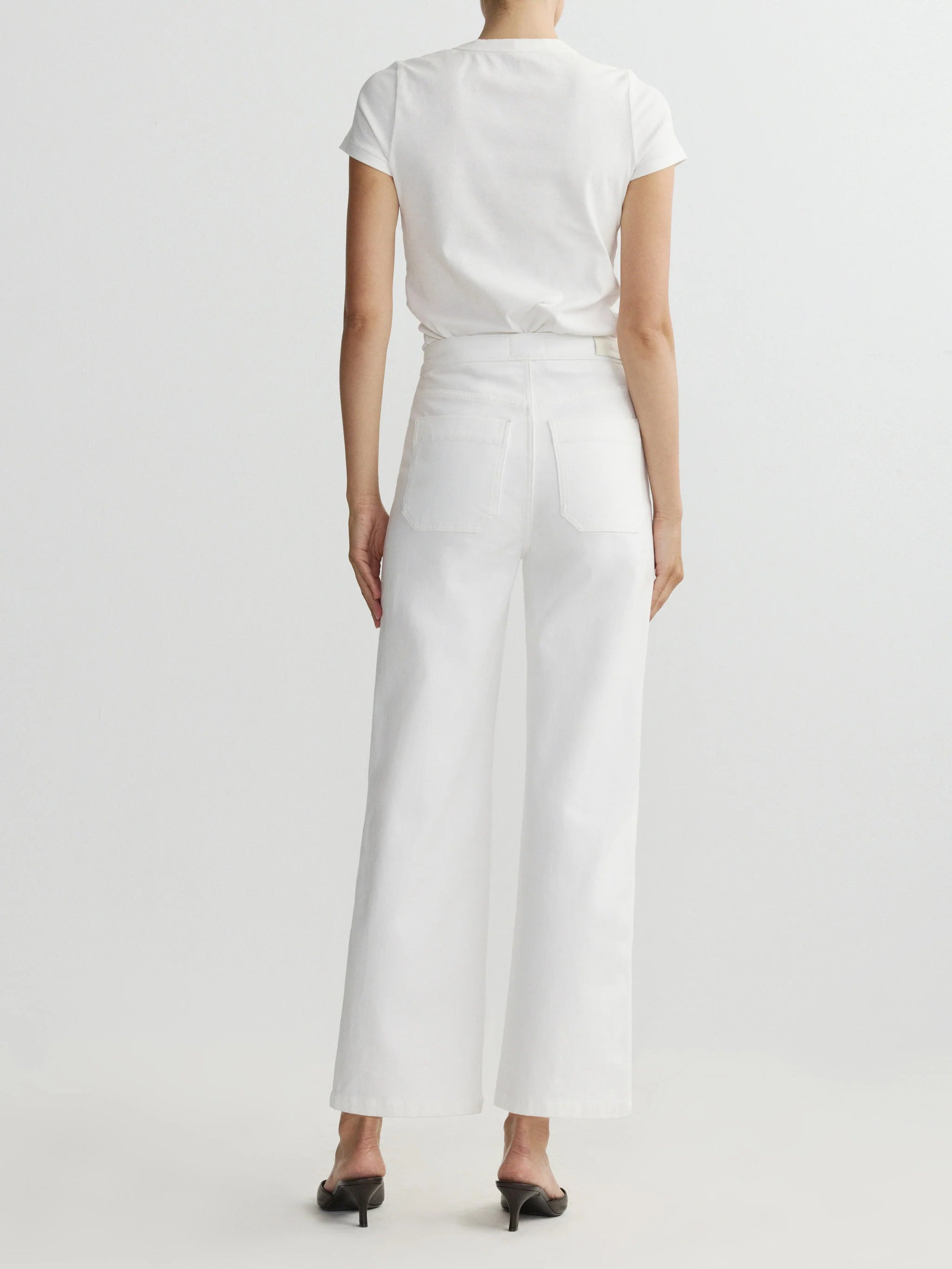 Karmine Refined Wide Leg High Rise 28" Jeans