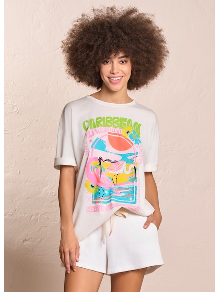 Caribbean Oversized Tee