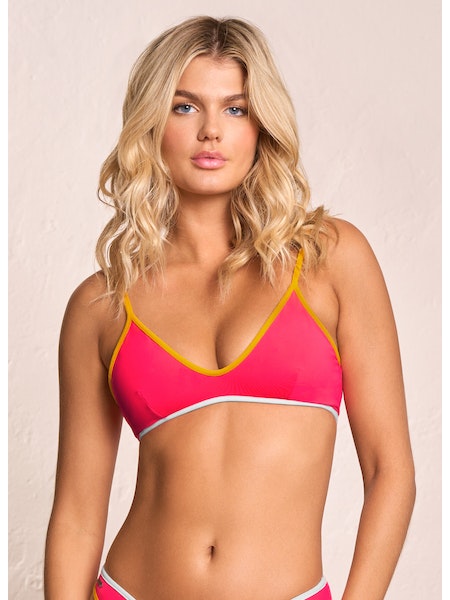 Cherry Red Bikini Top