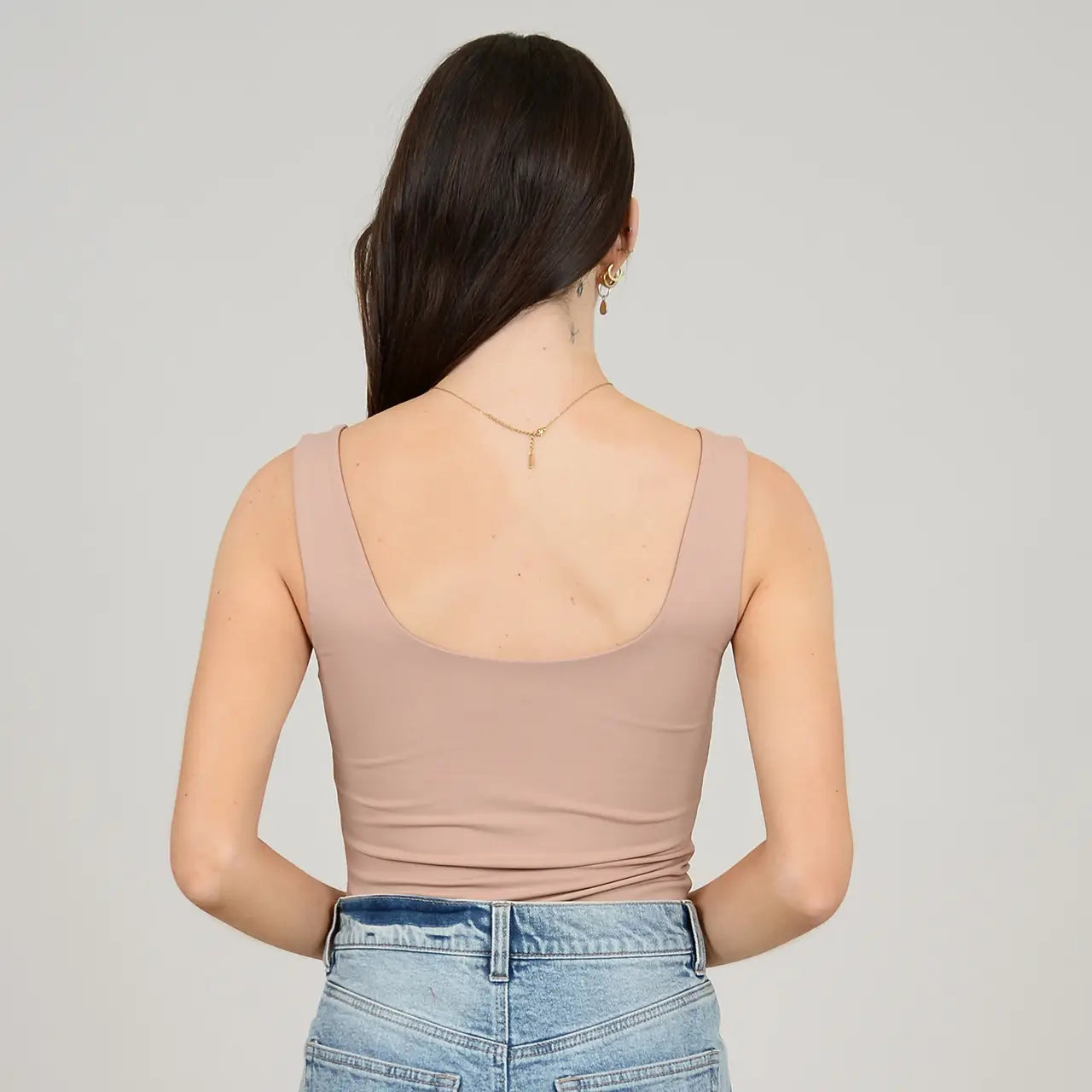 Tanith Double U-Neck Tank Top