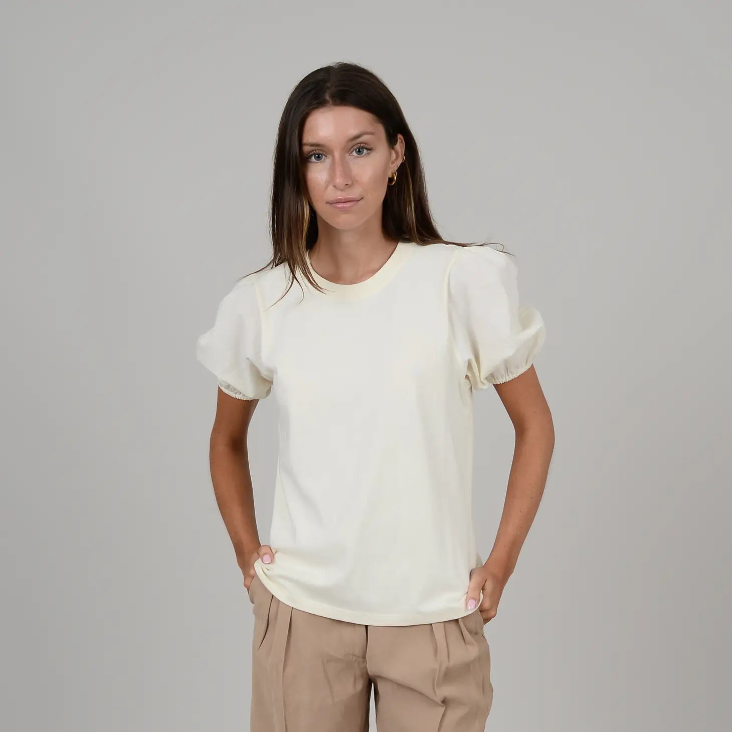 Tamara Jersey Poplin Top