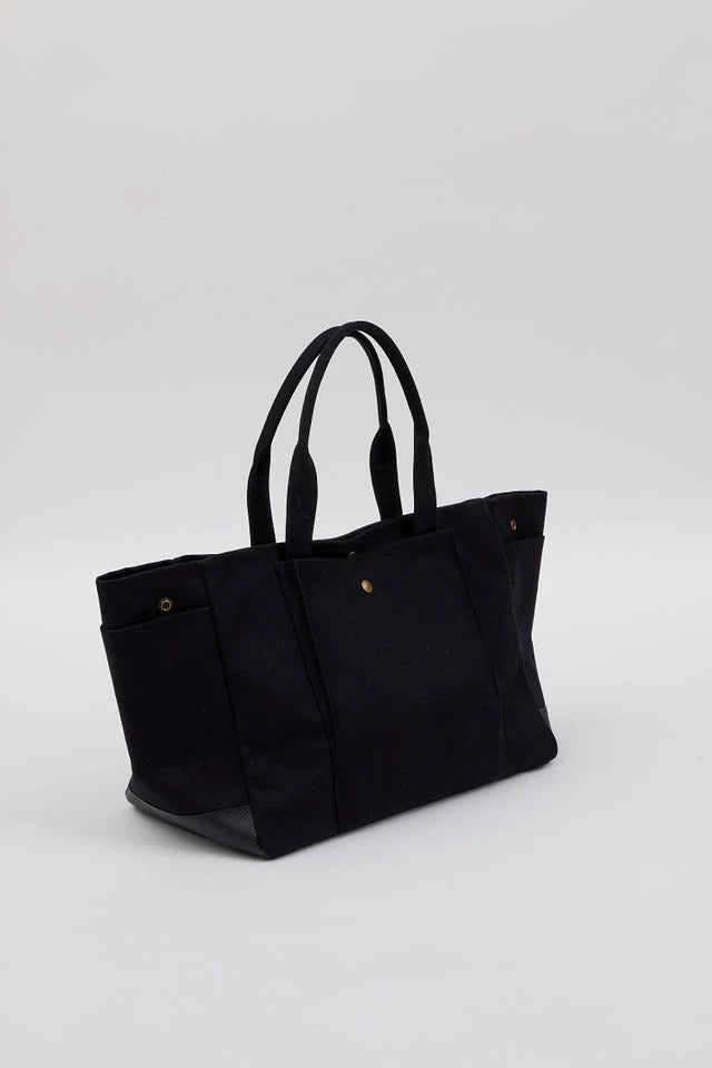 Charlevoix Embroidered Pocket Tote