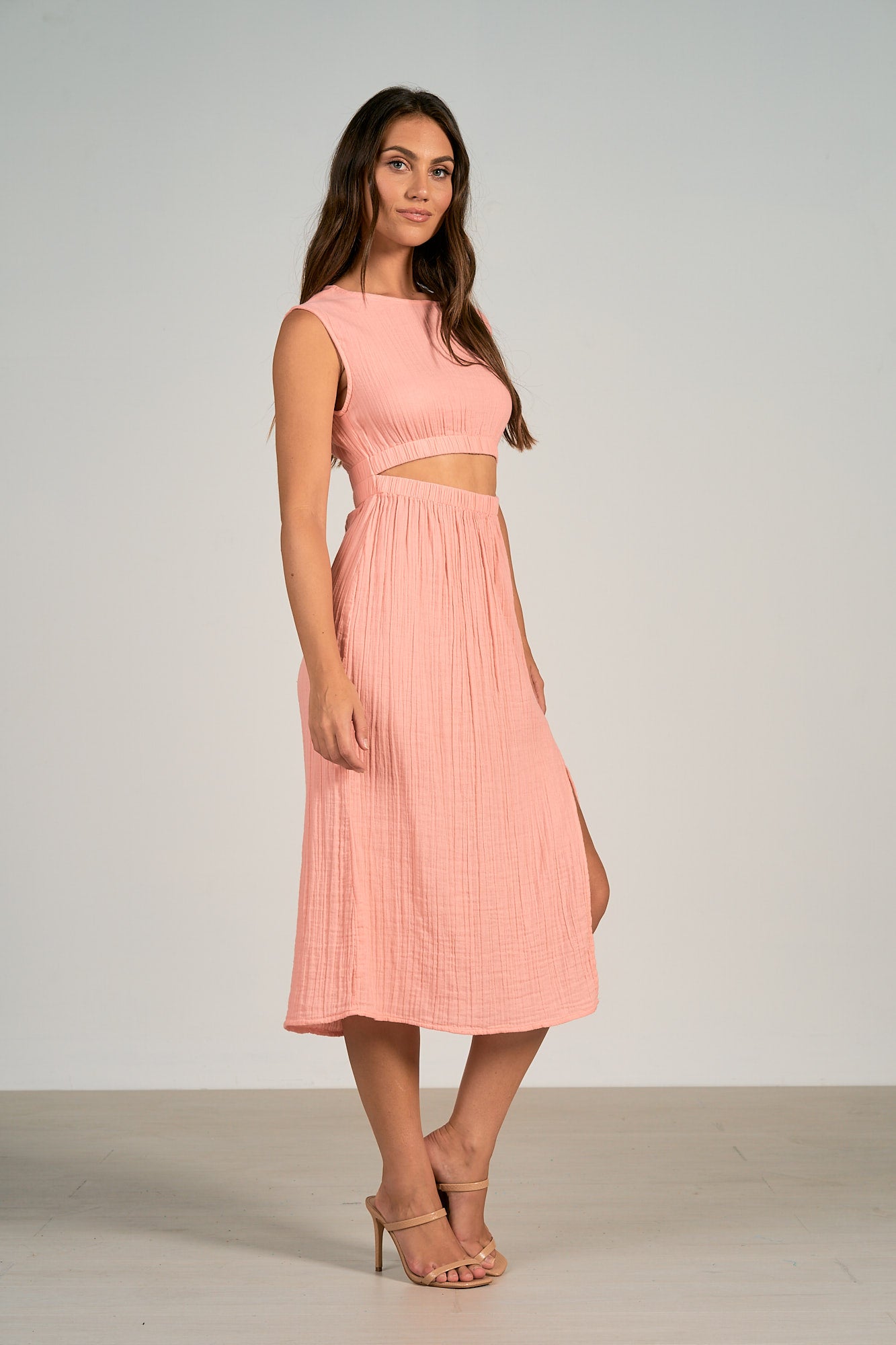 Brie Cut Out Midi Dress
