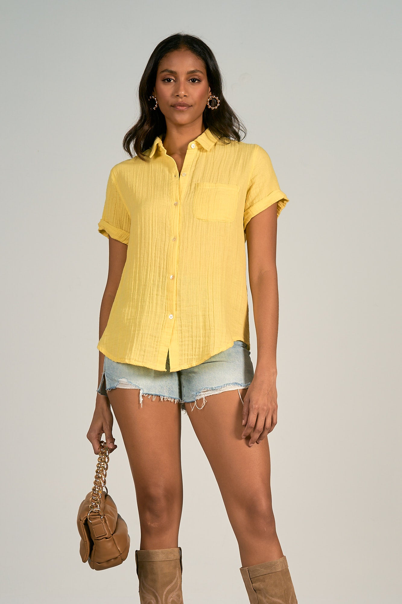 Elle Button Down Shirt