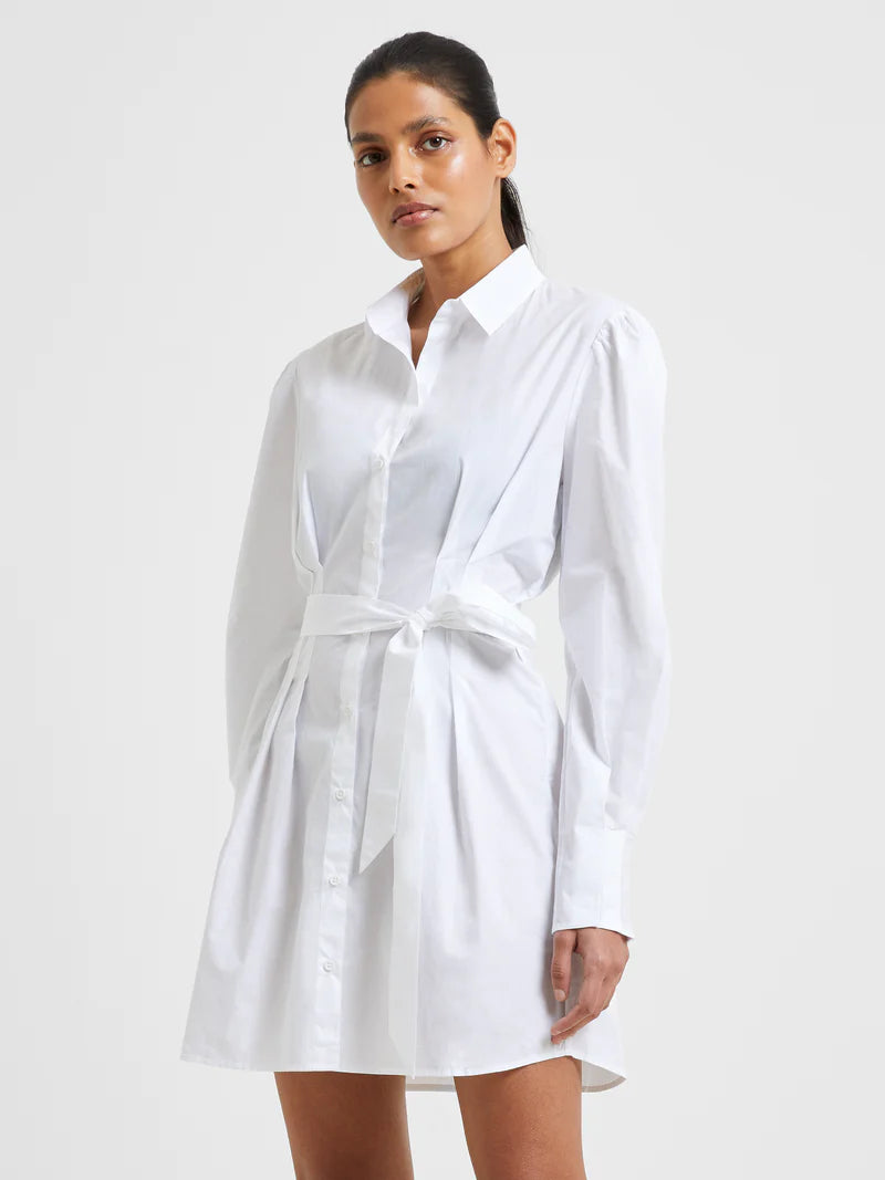 Rhodes Poplin Long Sleeve Shirt Dress