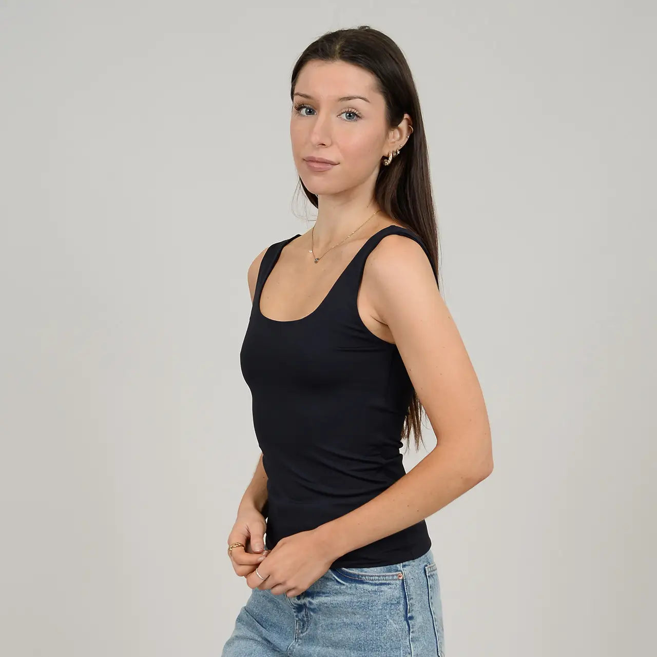 Tanith Double U-Neck Tank Top