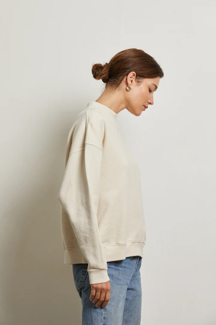 Blake French Terry Oversized Crew Sweatshirt