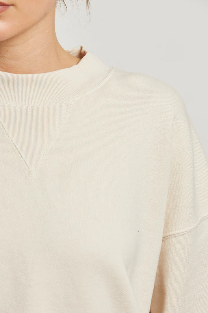Blake French Terry Oversized Crew Sweatshirt