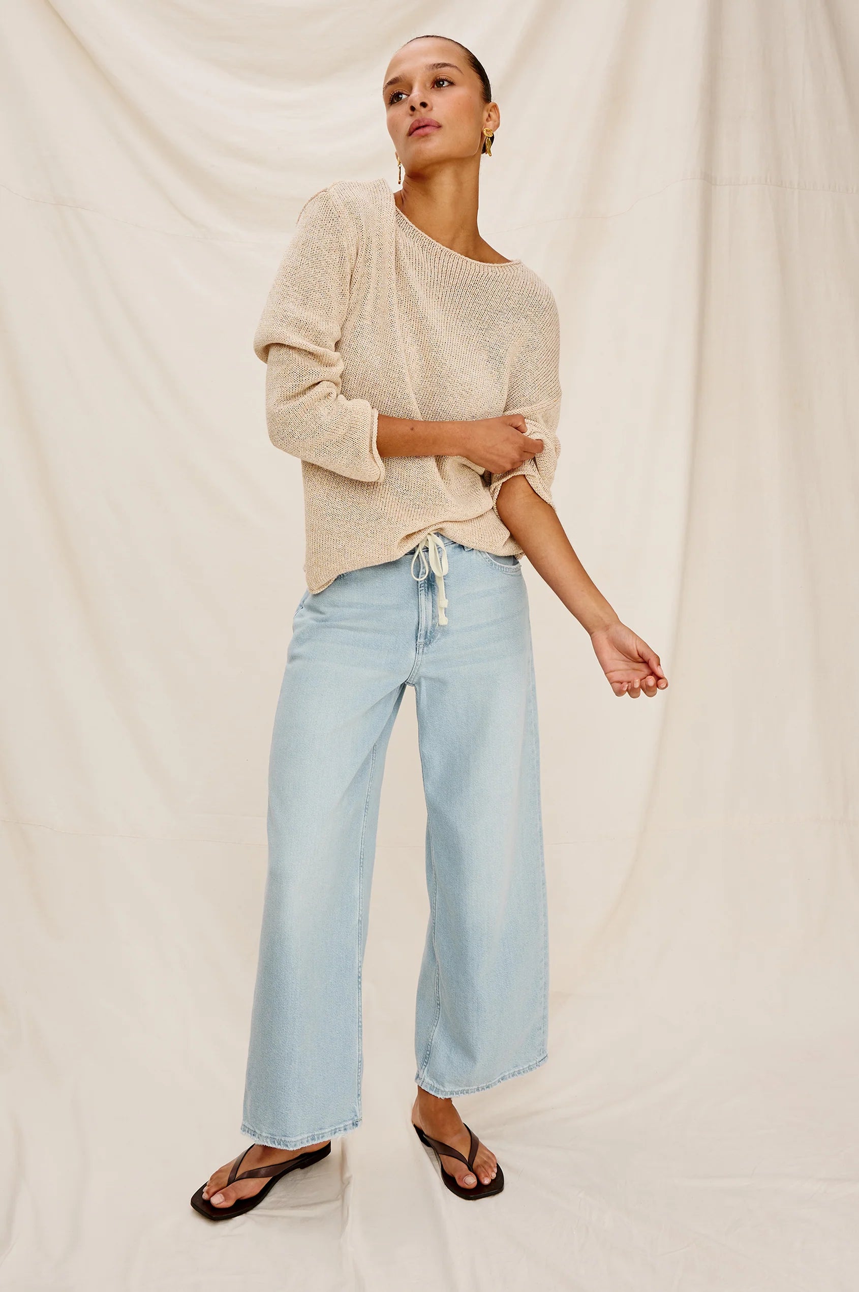 Angeleno Wide Leg Crop