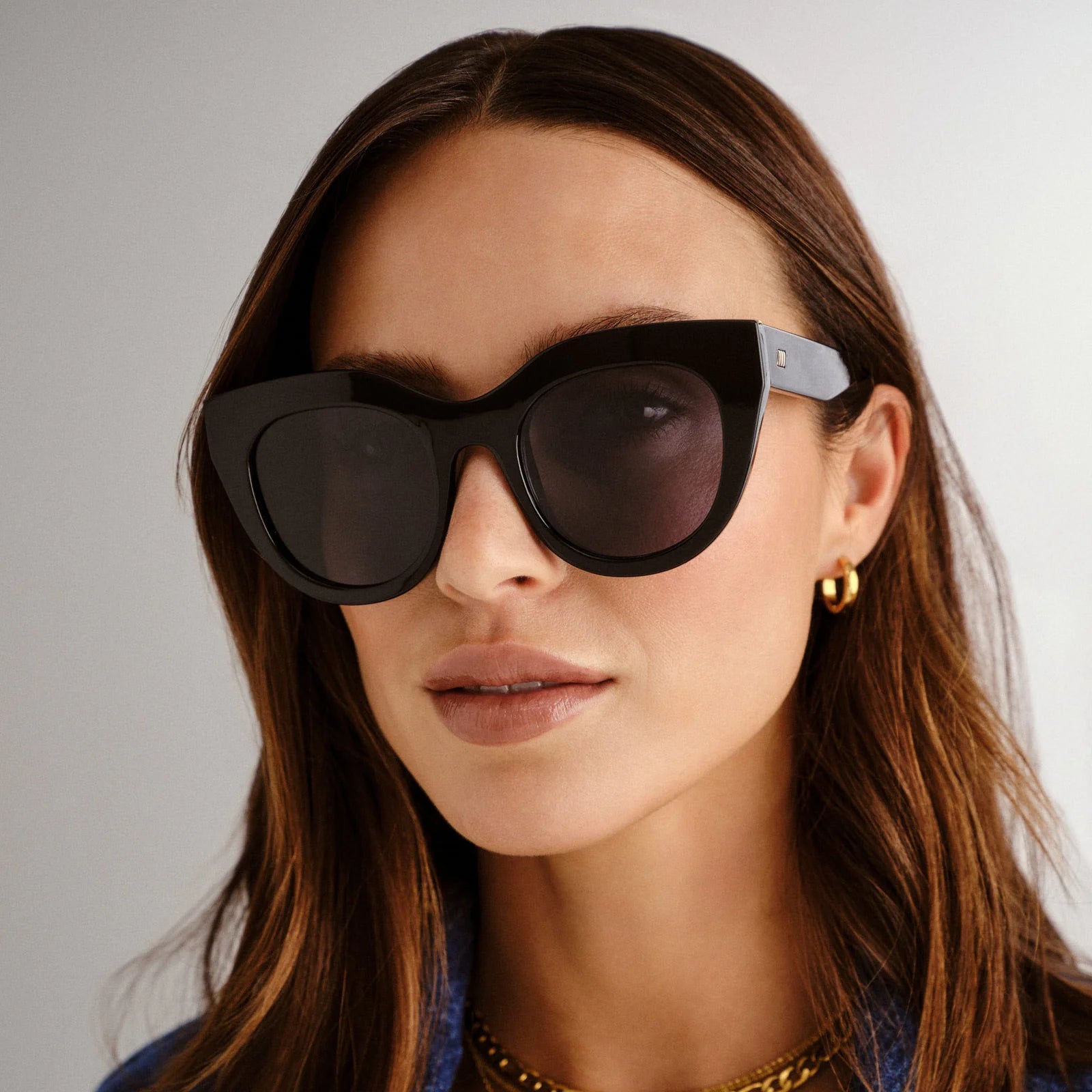Air Heart Black Sunglasses