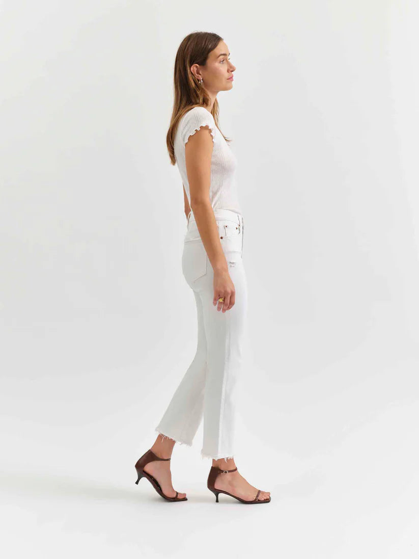 Shy Girl High Rise Crop Flare