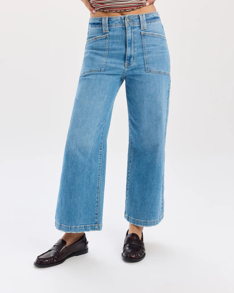 Valley Girl High Rise Wide Leg Ankle