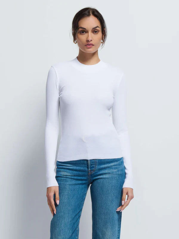 Gina Slim Mock Neck Long Sleeve