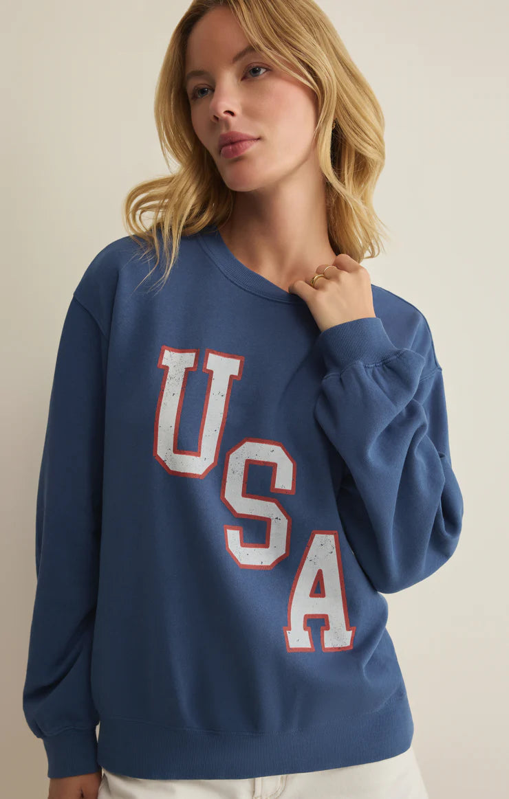 Americana Boyfriend Sweatshirt