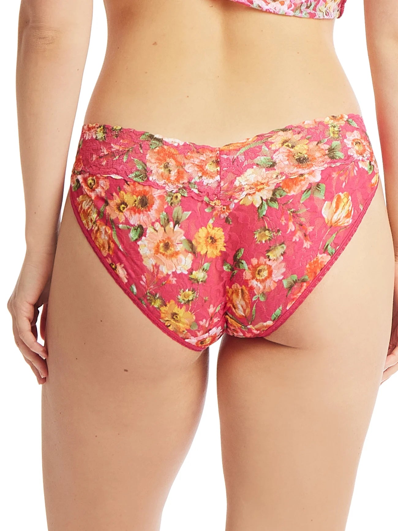 Printed Signature Lace V-Kini