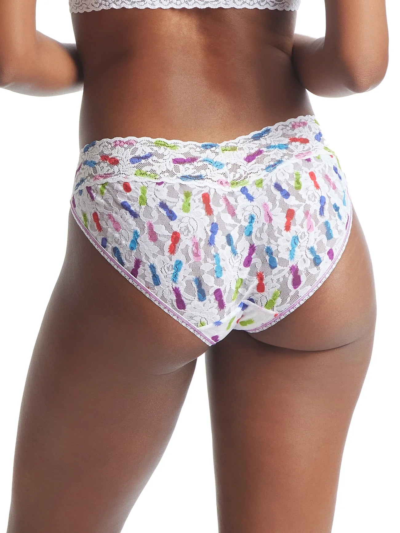 Printed Signature Lace V-Kini