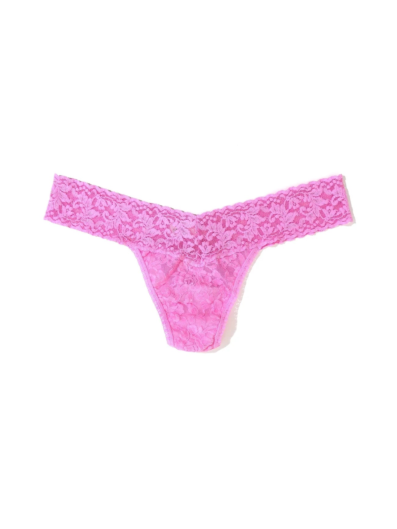 Signature Lace Low Rise Thong - Drifting Horizon