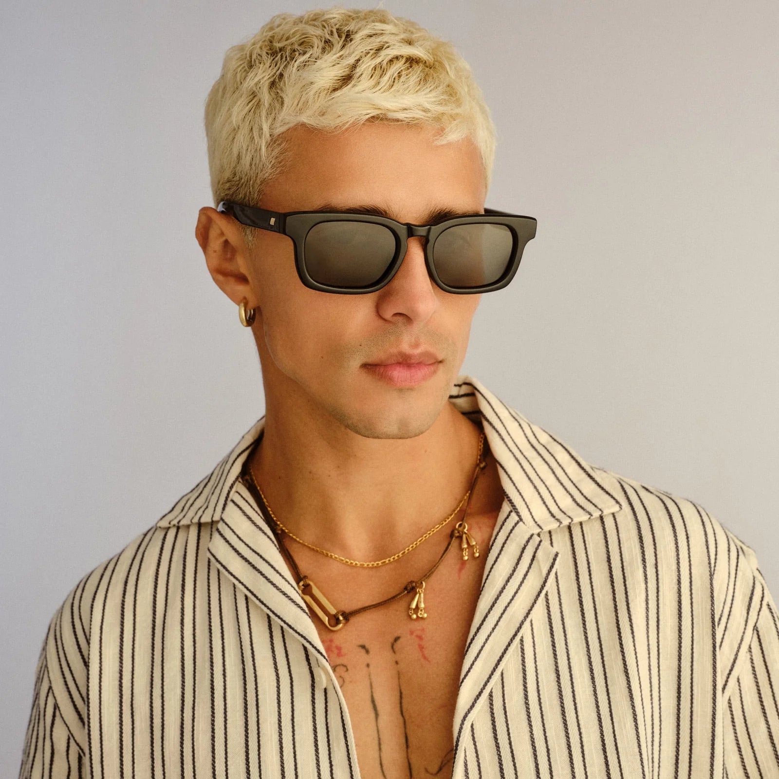 Iceberg Black Polarized Sunglasses