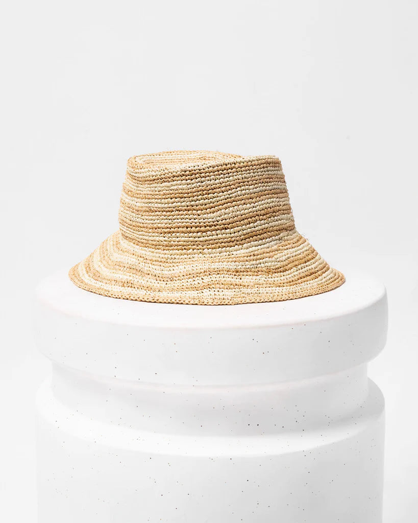 Isadora Stripe Bucket Hat