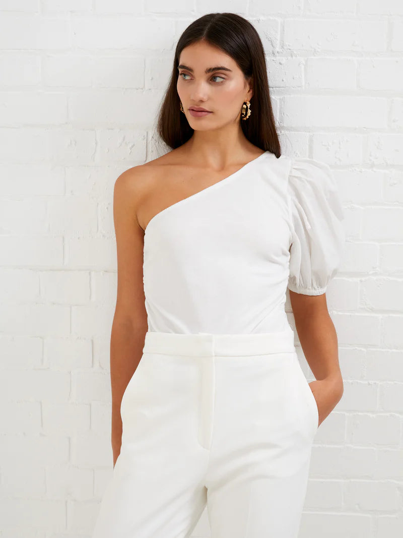 Rosanna One Shoulder Puff Sleeve Top