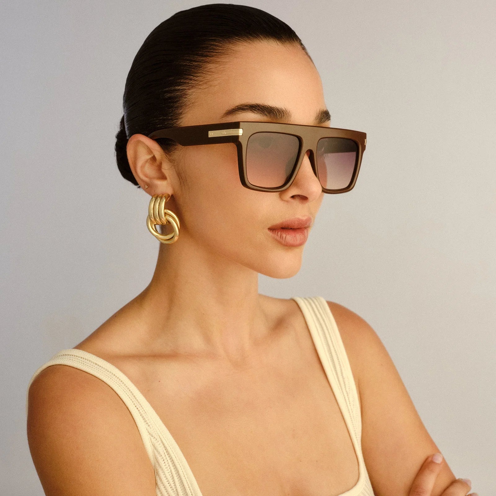 Offside Dark Cocoa Sunglasses