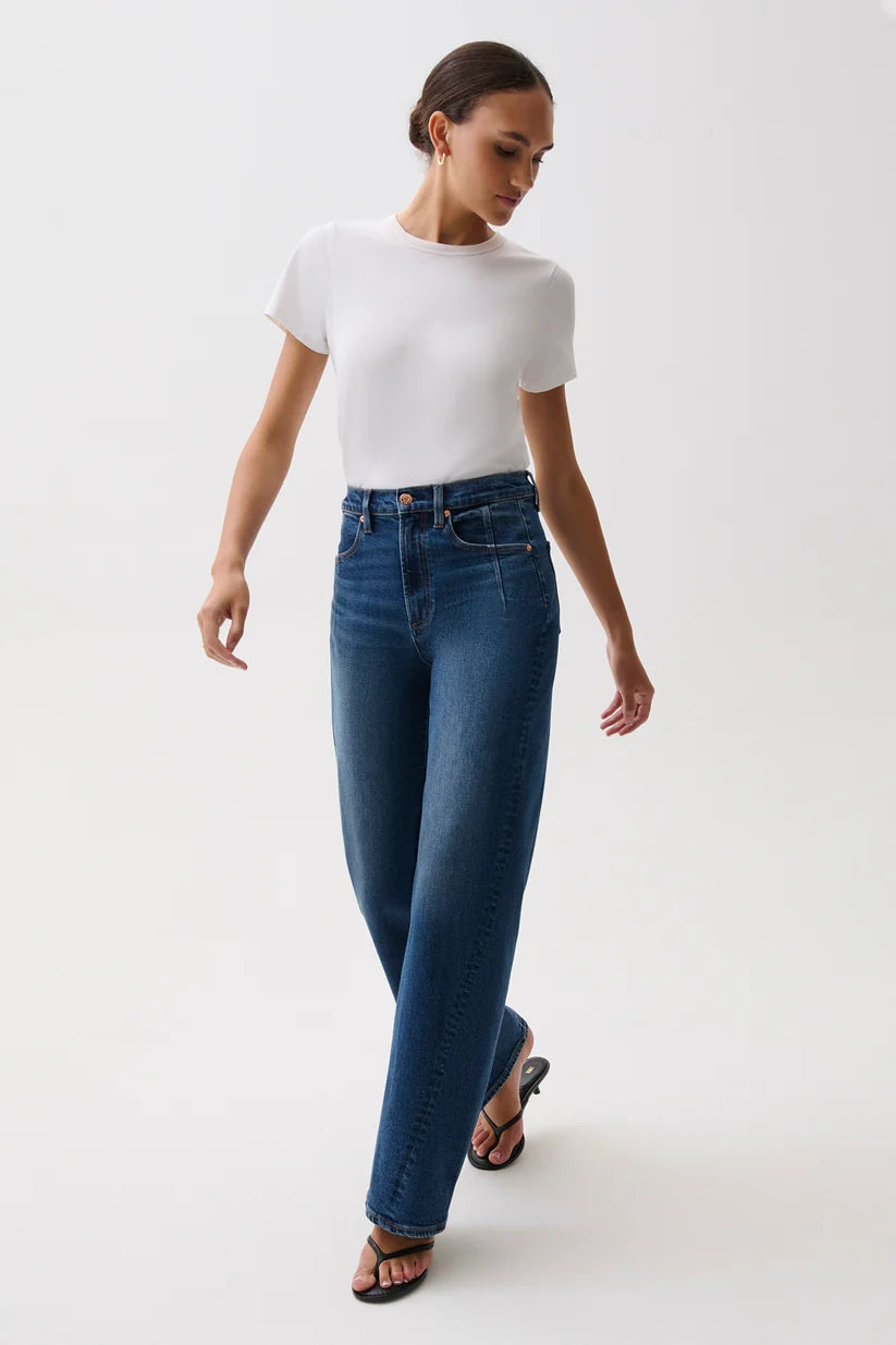 Kyra High Rise Bowed Wide Leg