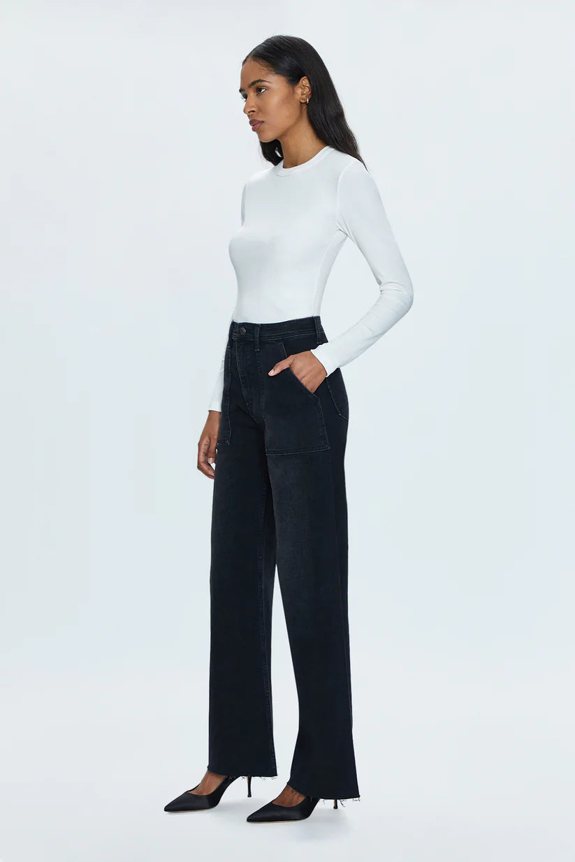 Penny Utility High Rise Wide Leg Jean