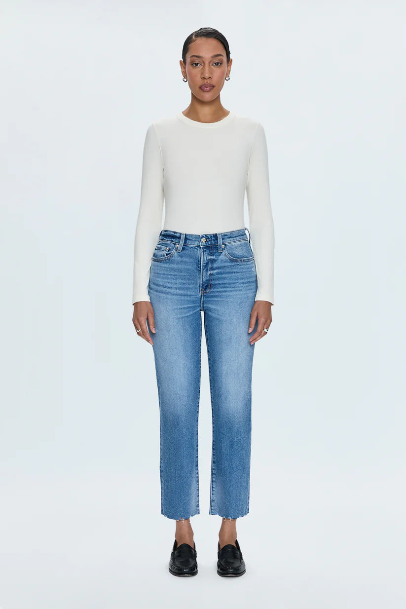 Charlie High Rise Classic Straight Jean