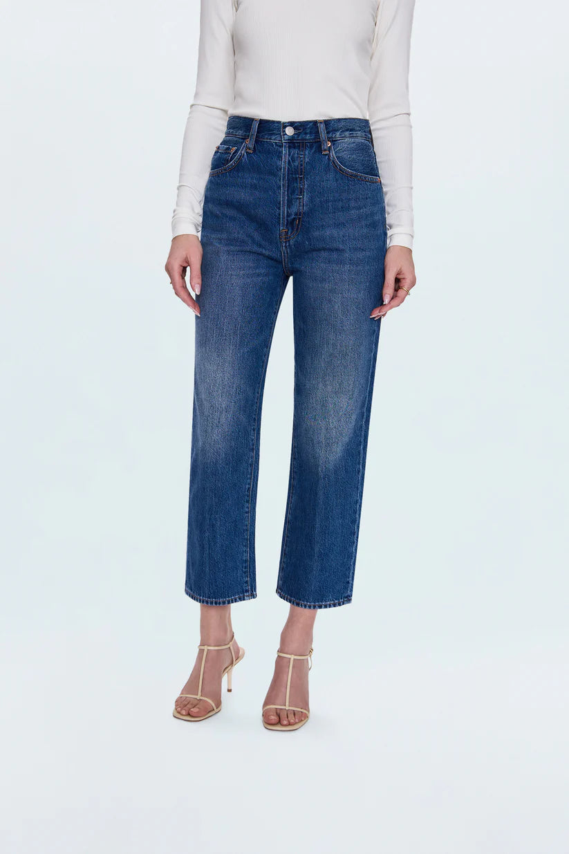 Cassie High Rise Straight Crop