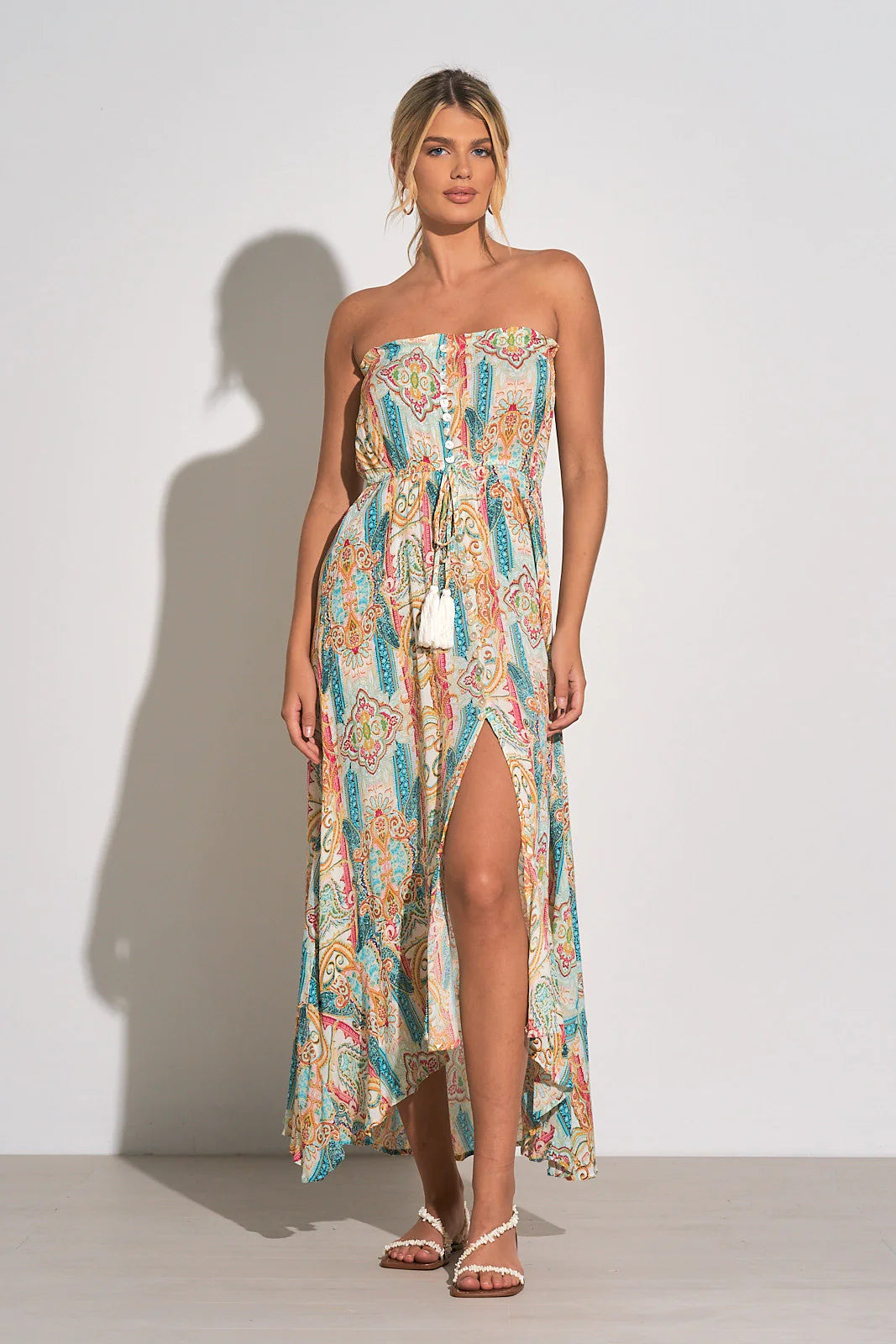 Tiki Strapless Maxi