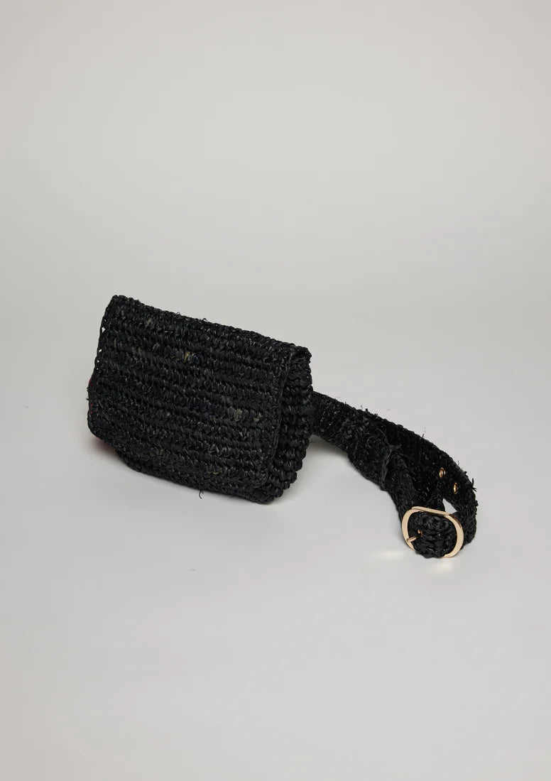 Straw Belt Bag