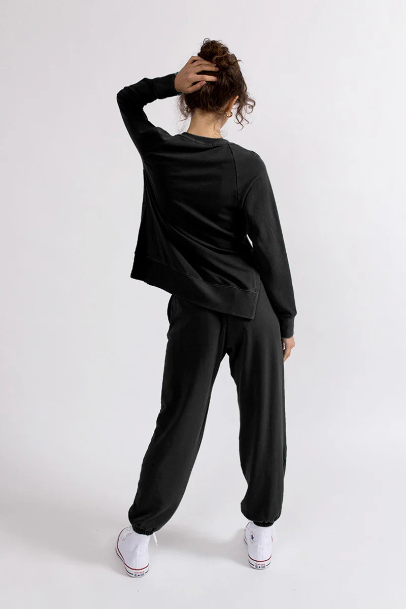 Softest Fleece Raglan Side Slit Sweatshirt