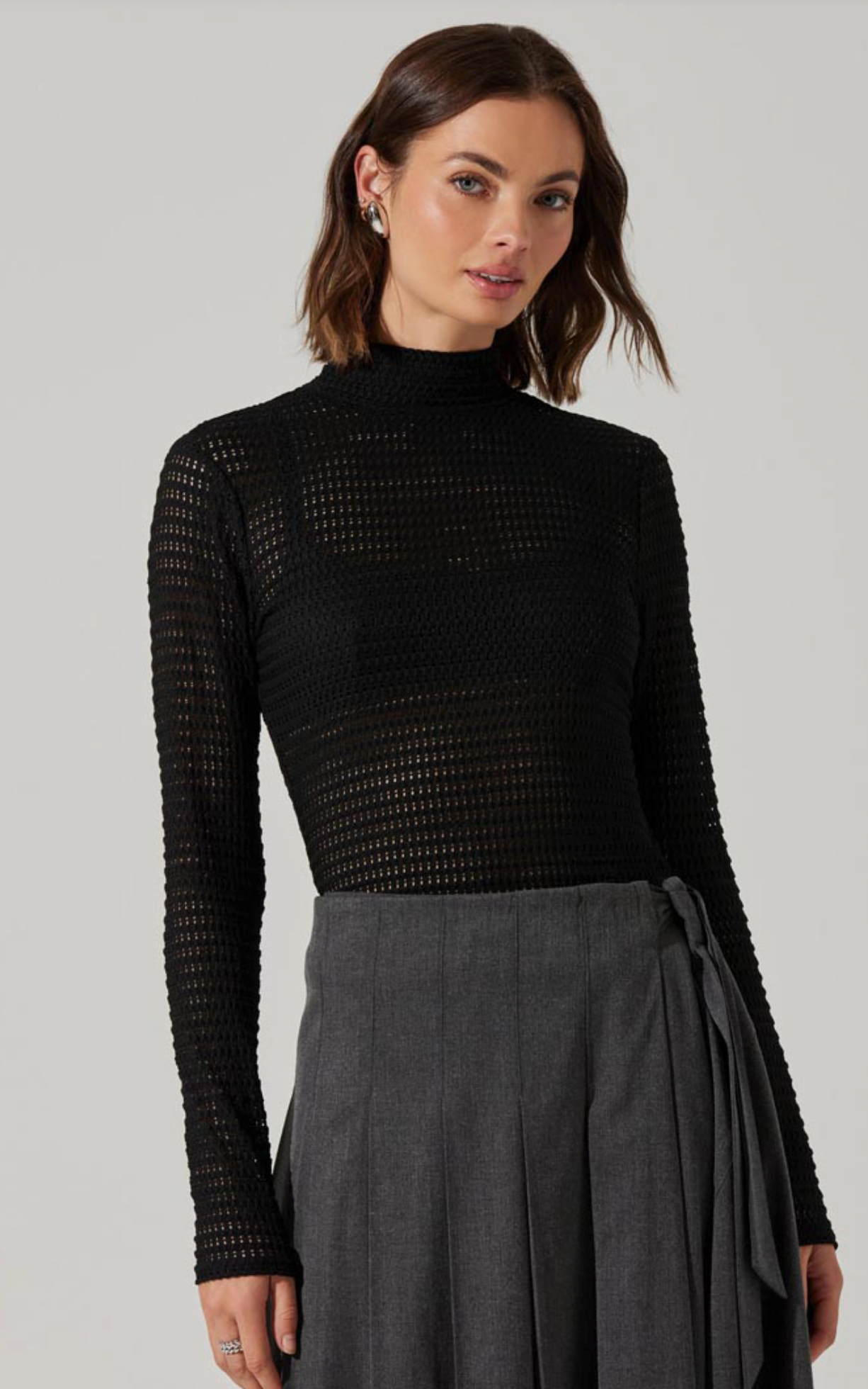 Lida Open Knit Top