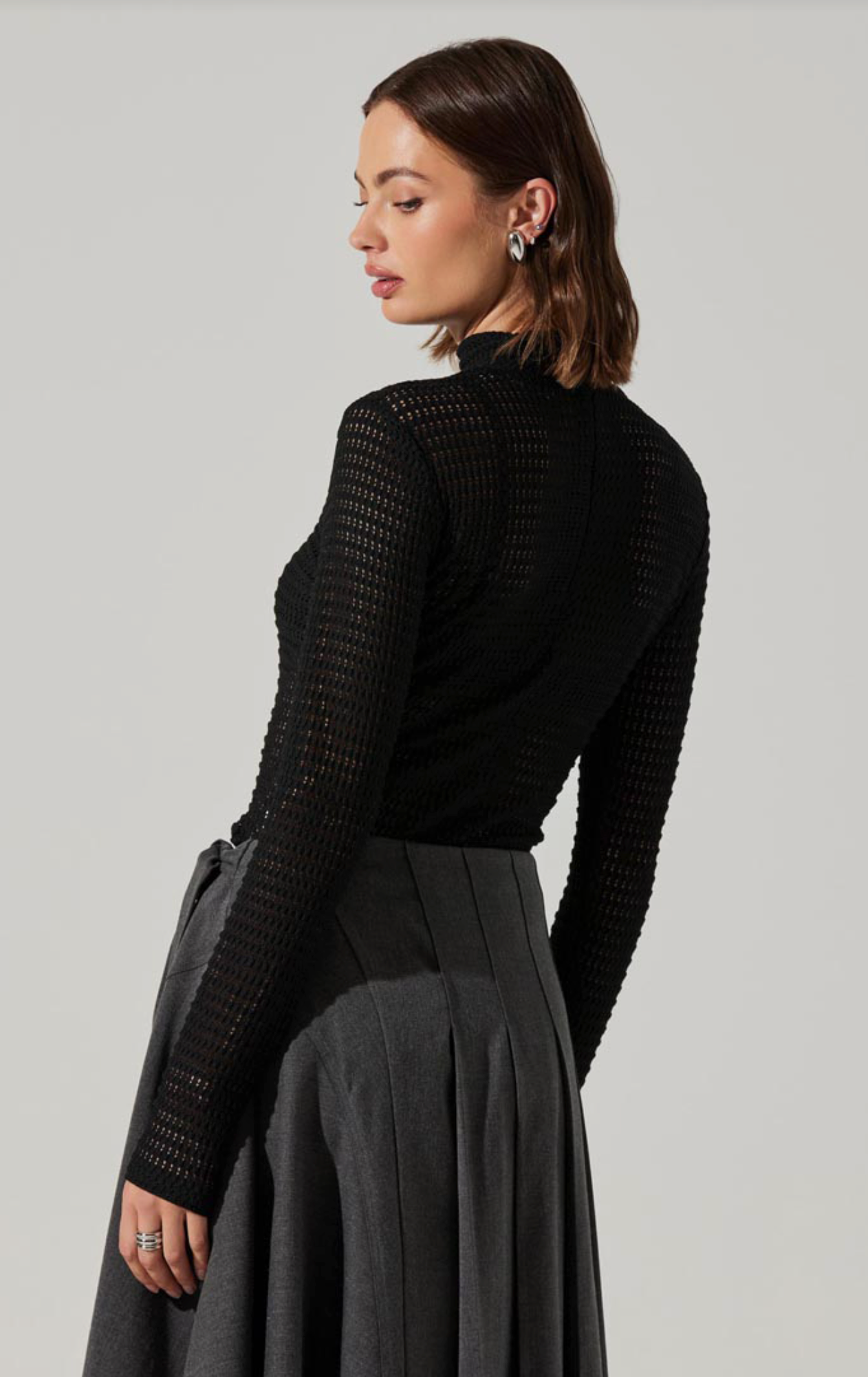 Lida Open Knit Top