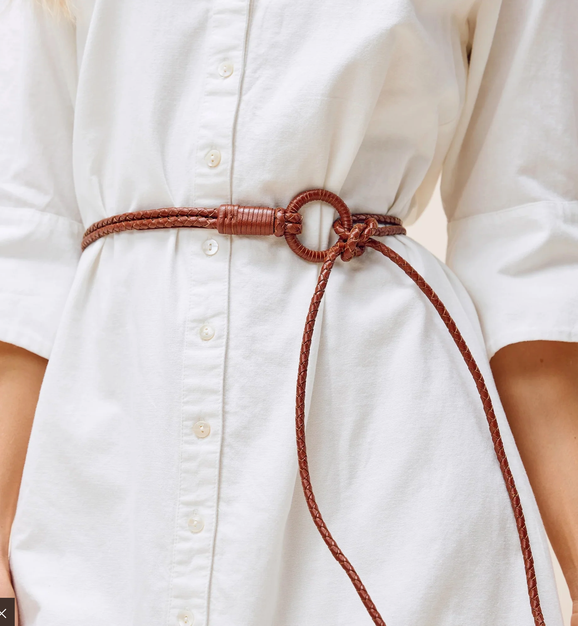 Loop Leather Belt
