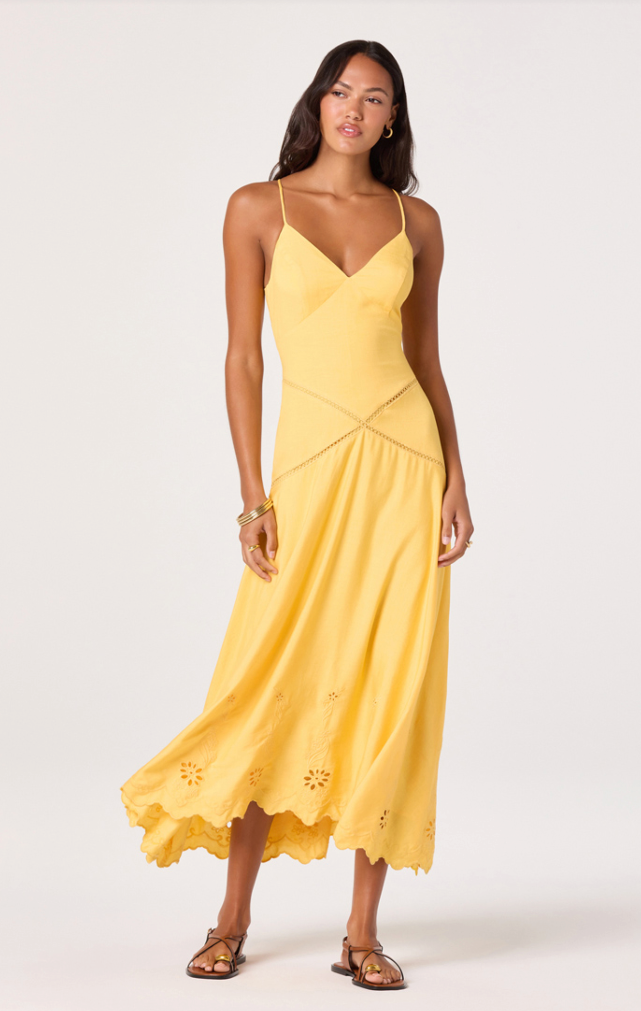 Lainey Eyelet Midi Dress
