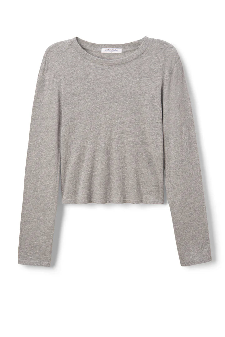 Jamie Recycled Cotton Long Sleeve Crew