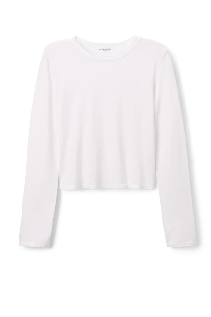 Jamie Recycled Cotton Long Sleeve Crew