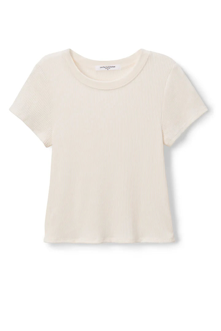 Gabby Sweater Rib Short Sleeve Crew Neck