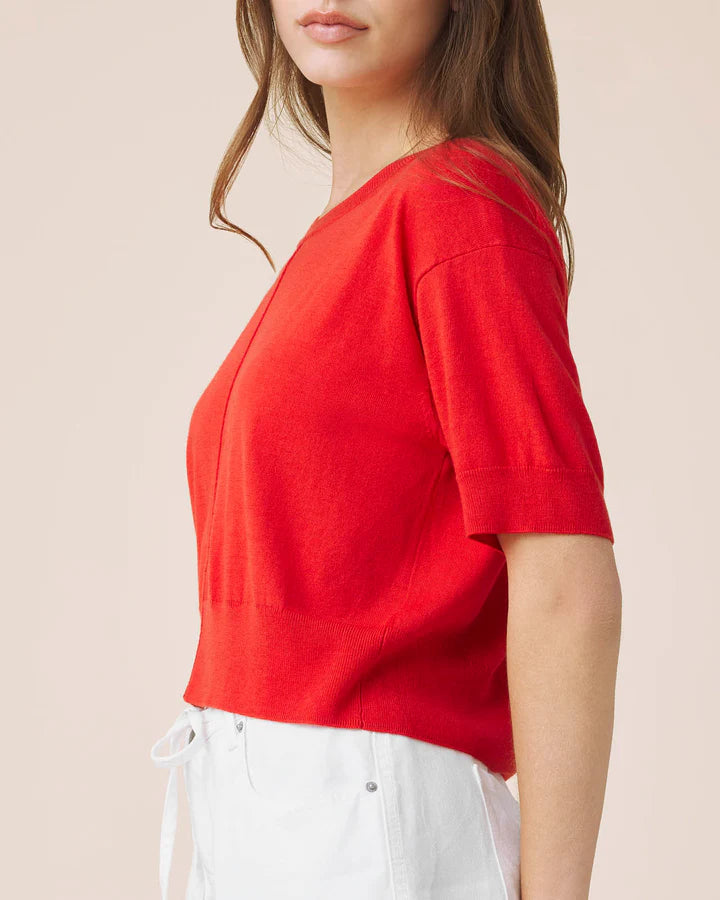Erica Short Sleeve Sweater