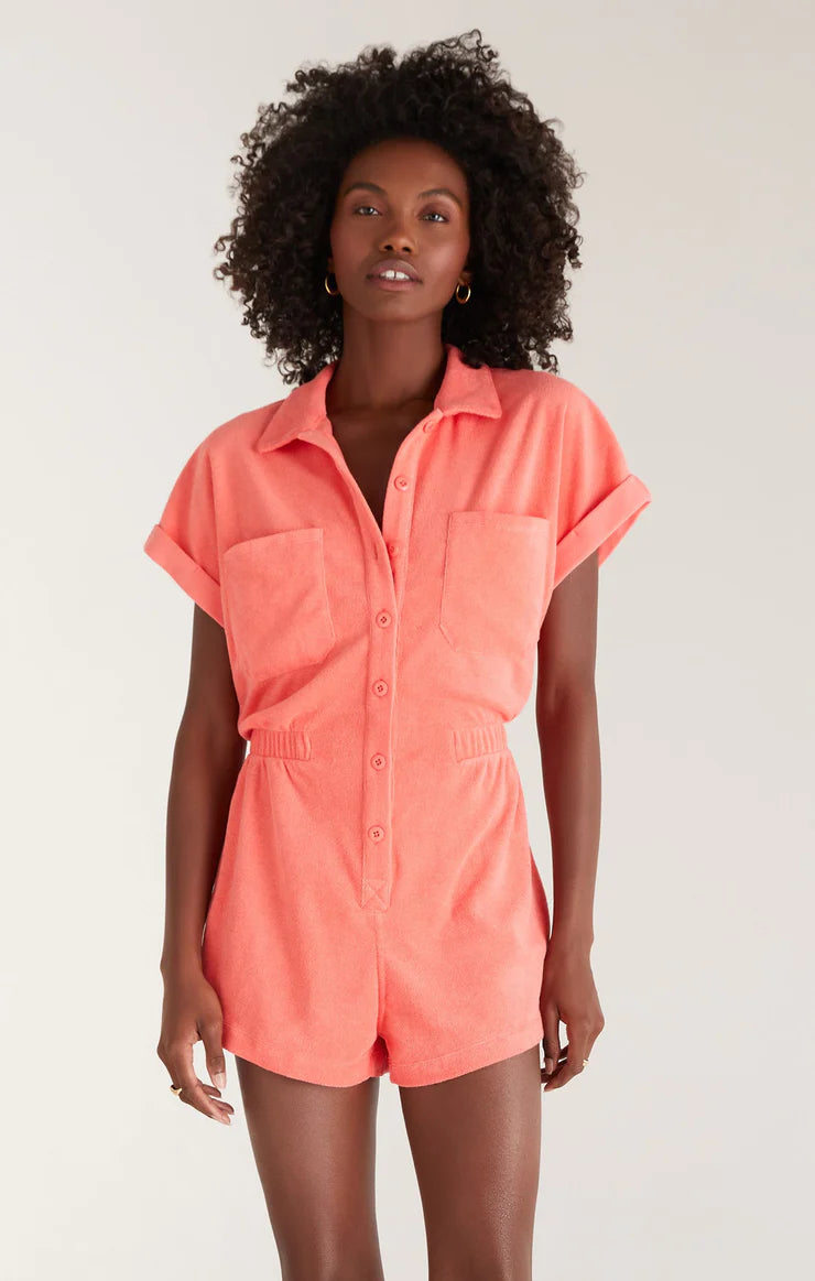 Cheyenne Terry Romper
