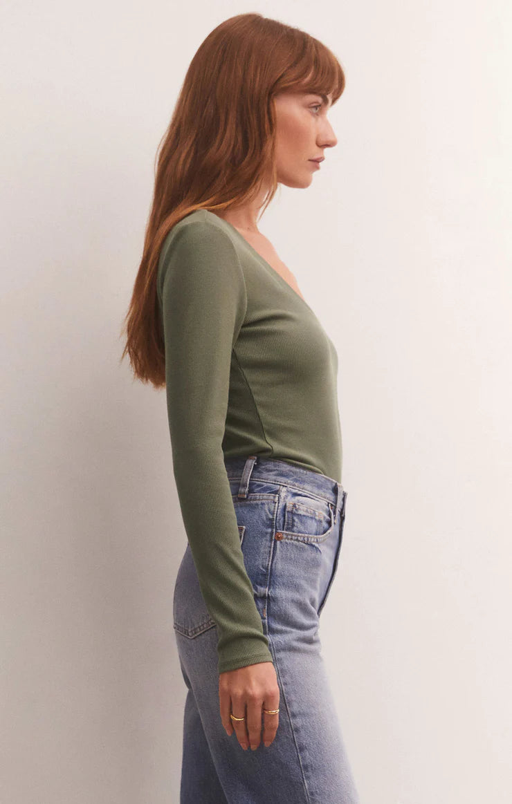 Sirena Rib Long Sleeve Tee