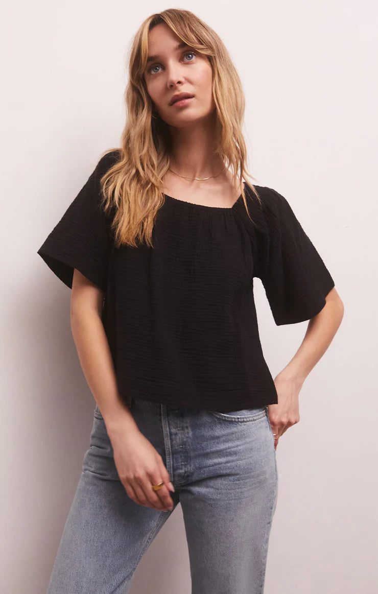 No Rules Gauze Top
