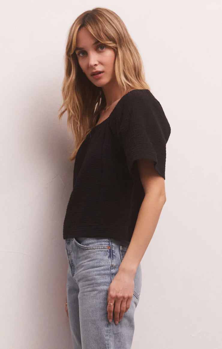 No Rules Gauze Top