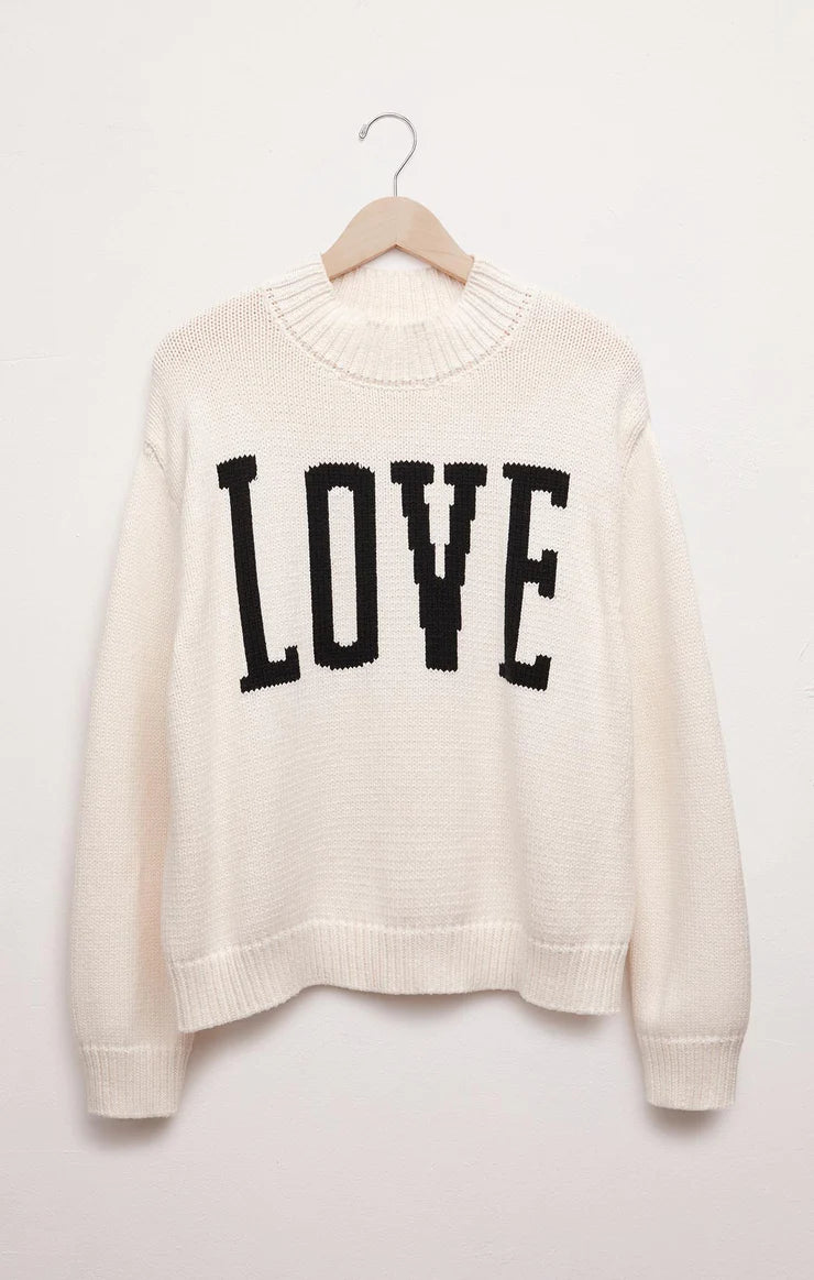 Love Intarsia Sweater