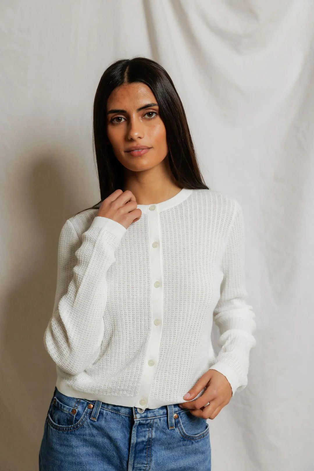 Ada Pointelle Cardigan