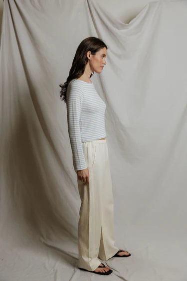 Ainsley Brushed Sweater Long Sleeve Top