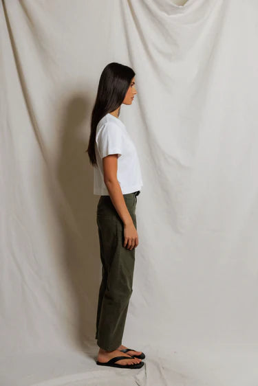 Cher Ringspun Cotton Crew Tee