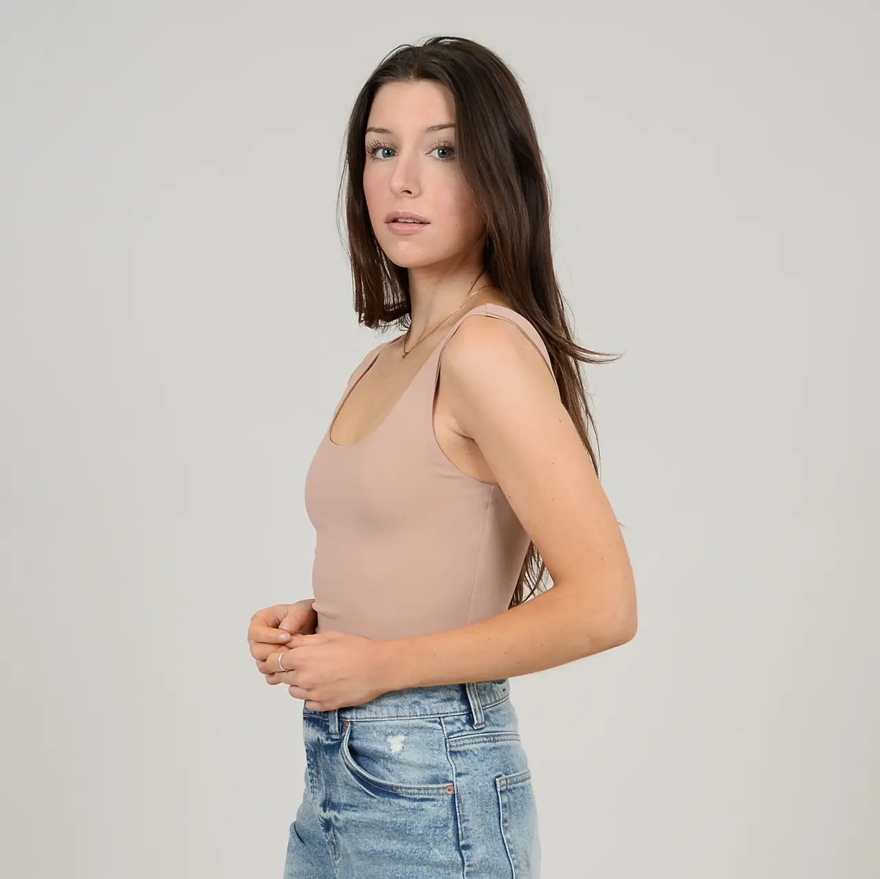 Tanith Double U-Neck Tank Top